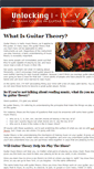 Mobile Screenshot of easyguitartheory.com